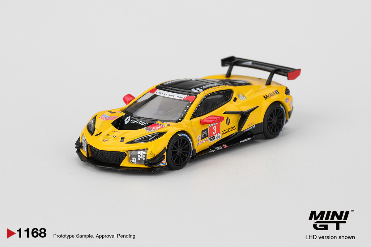 Mini GT - (ÖN SATIŞ) Mini GT 1/64 Chevrolet Corvette Z06 GT3 Corvette Racing by Pratt Miller Motorsports 2025 IMSA Daytona 24 Hrs MGT01168
