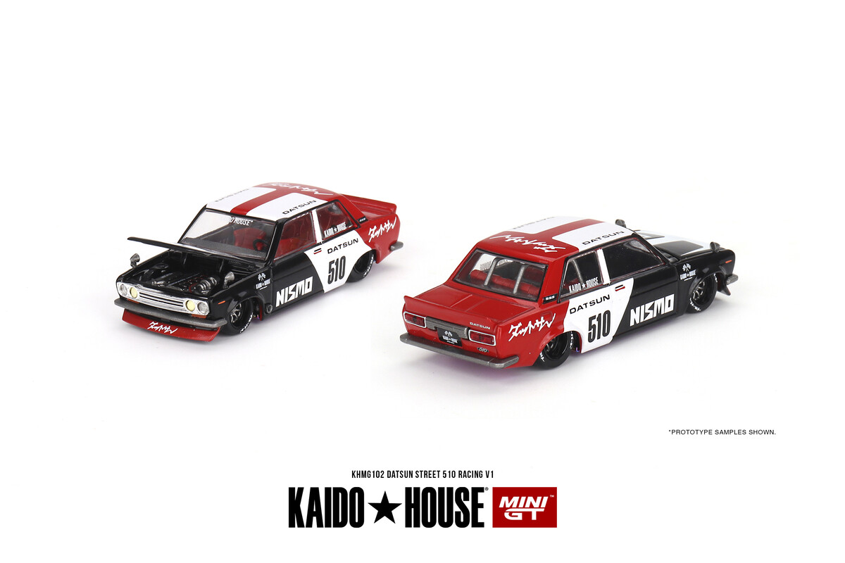Mini GT - Mini GT 1/64 Datsun Street 510 Racing V1 KHMG102 Mini GT - Mini GT 1/64 Datsun Street 510 Racing V1 KHMG102