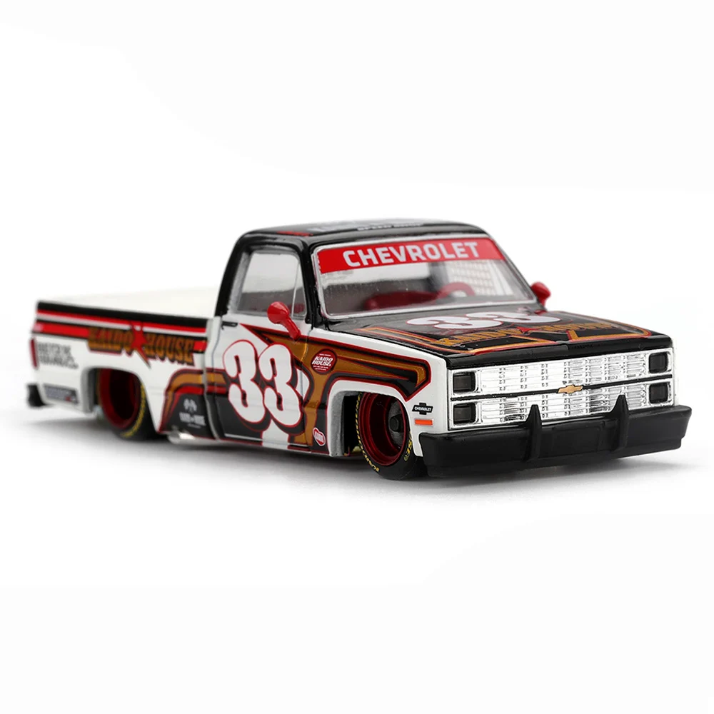 Mini GT - (ÖN SATIŞ) Mini GT 1/64 Kaido House Chevrolet Silverado KAIDO Intimidator V1 KHMG212