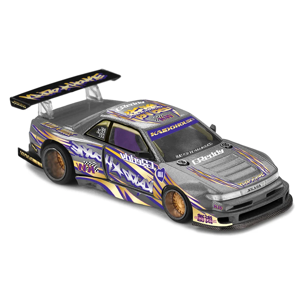 Mini GT - (ÖN SATIŞ) Mini GT 1/64 Kaido House Nissan Silvia S13-R KAIDO DRIFT V1 KHMG235