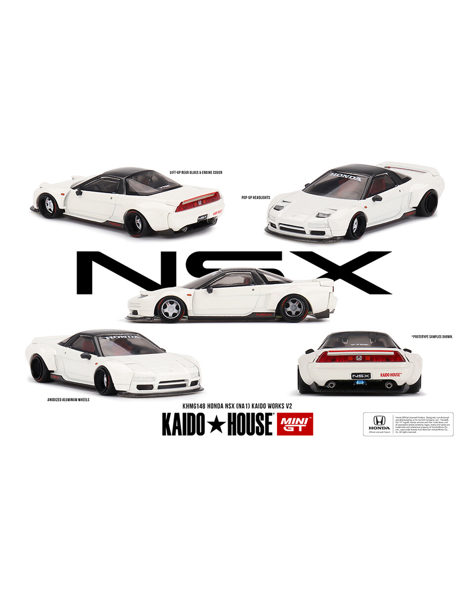 Mini GT - Mini GT 1/64 KaidoHouse Honda NSX (NA1) Kaido WORKS V2 KHMG148 Mini GT - Mini GT 1/64 KaidoHouse Honda NSX (NA1) Kaido WORKS V2 KHMG148