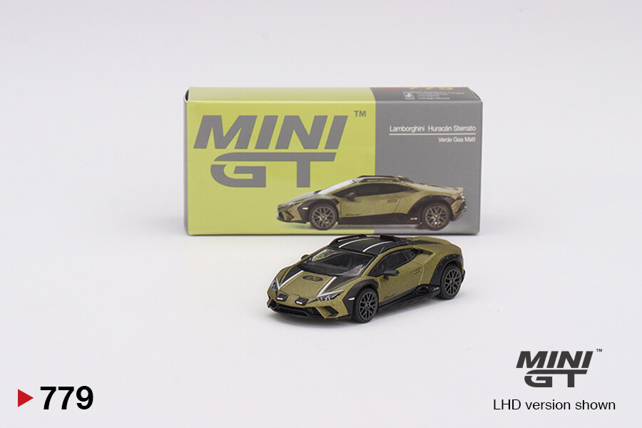 Mini GT - Mini GT 1/64 Lamborghini Huracán Sterrato Verde Gea Matt MGT00779