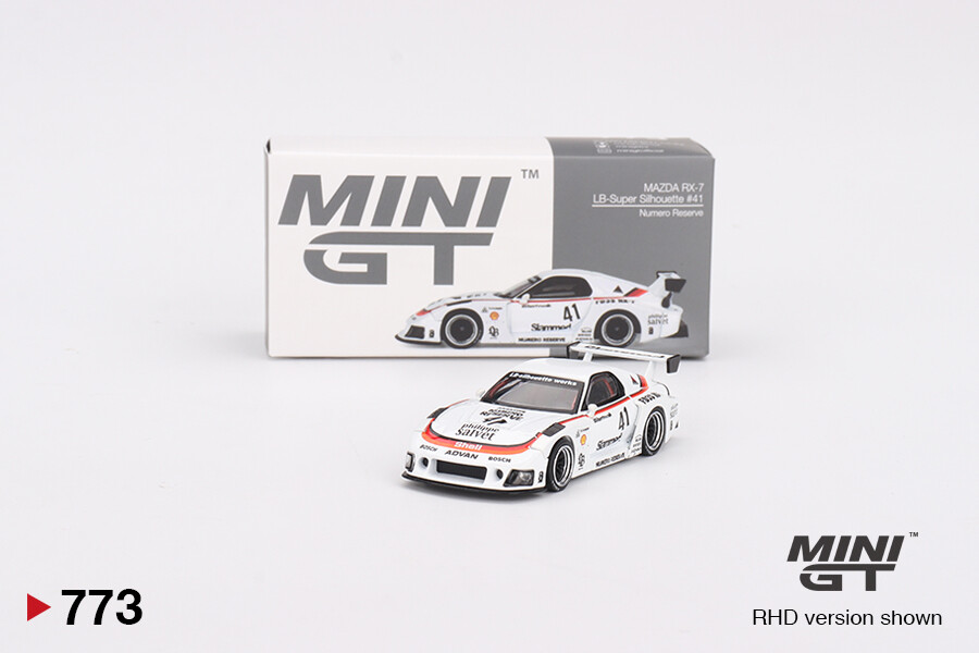 Mini GT - Mini GT 1/64 MAZDA RX-7 LB-Super Silhouette #41 Numero Reserve MGT00773 Mini GT - Mini GT 1/64 MAZDA RX-7 LB-Super Silhouette #41 Numero Reserve MGT00773