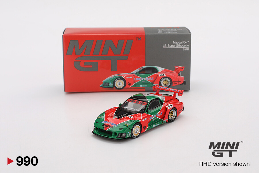 Mini GT - Mini GT 1/64 Mazda RX-7 LB-Super Silhouette MGT00990