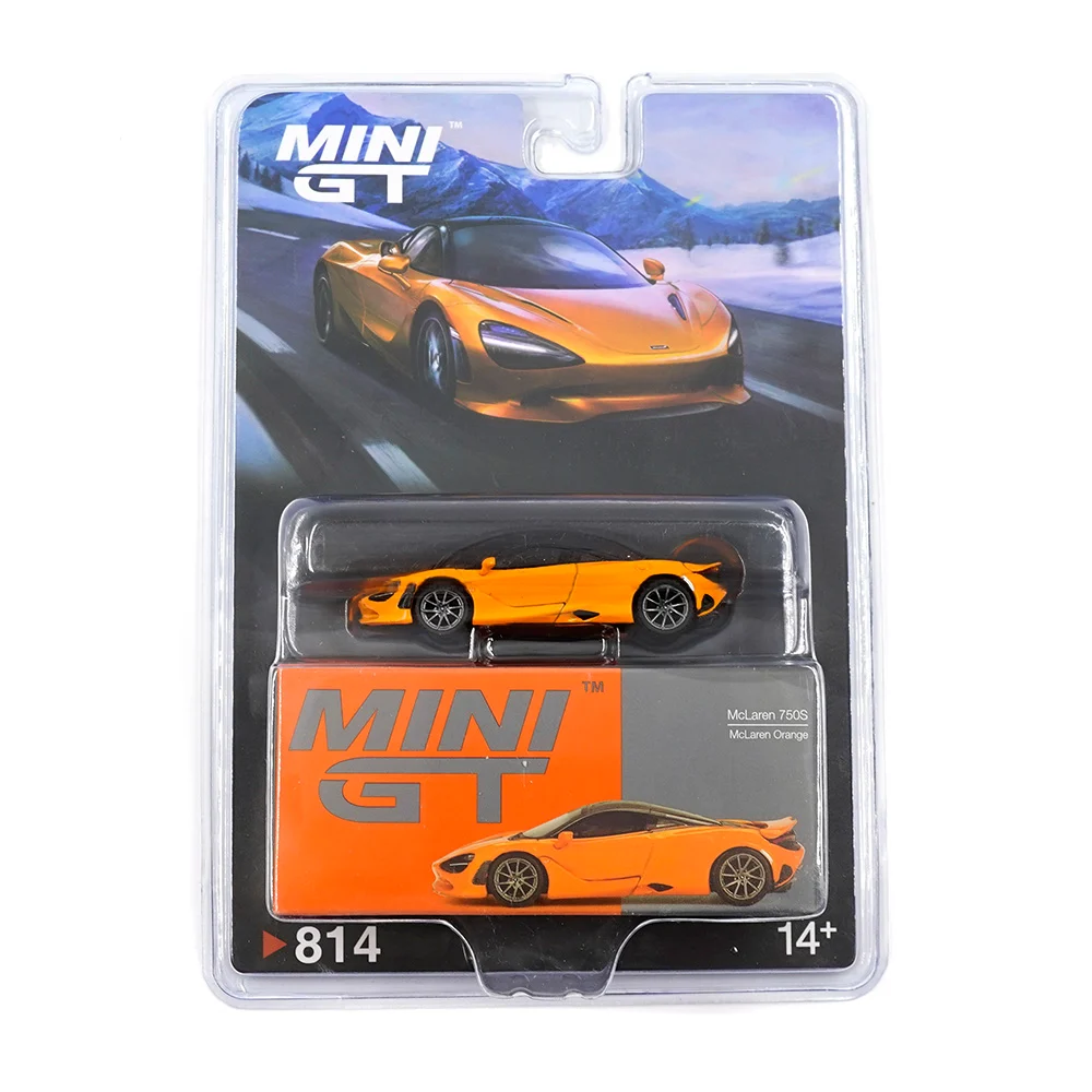 Mini GT - Mini GT 1/64 McLaren 750S McLaren Orange - Blister Paket MGT00814-BL