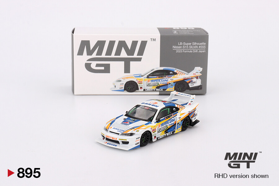 Mini GT - Mini GT 1/64 Nissan LB-Super Silhouette S15 SILVIA 2023 Formula Drift Japan MGT00895 Mini GT - Mini GT 1/64 Nissan LB-Super Silhouette S15 SILVIA 2023 Formula Drift Japan MGT00895