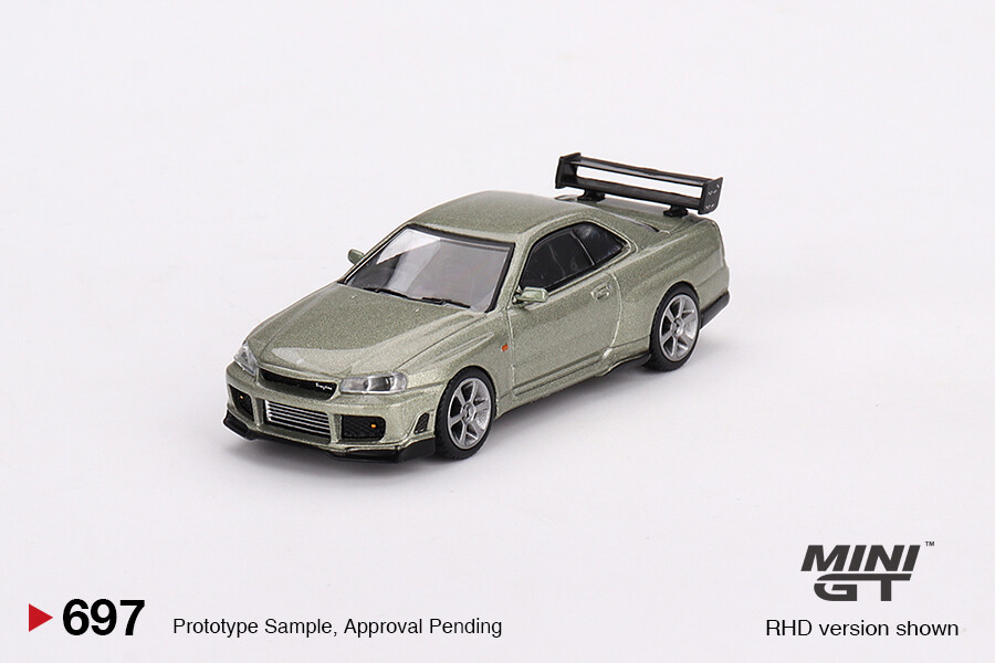 Mini GT - Mini GT 1/64 Nissan Skyline GT-R (R34) Tommykaira R-z Millenium Jade MGT00697