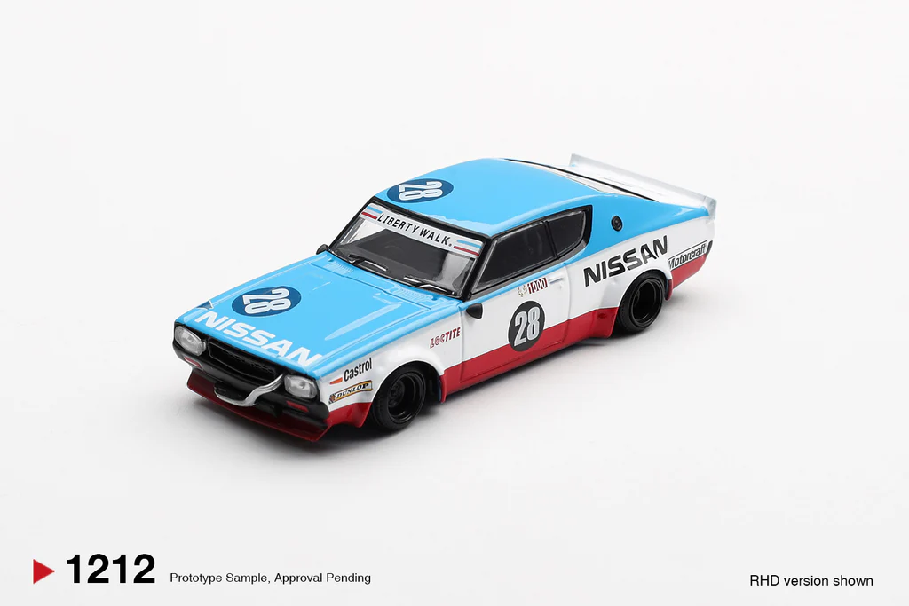 Mini GT - (ÖN SATIŞ) Mini GT 1/64 Nissan Skyline Kenmeri Liberty Walk Nissan Racing '75 concept MGT01212
