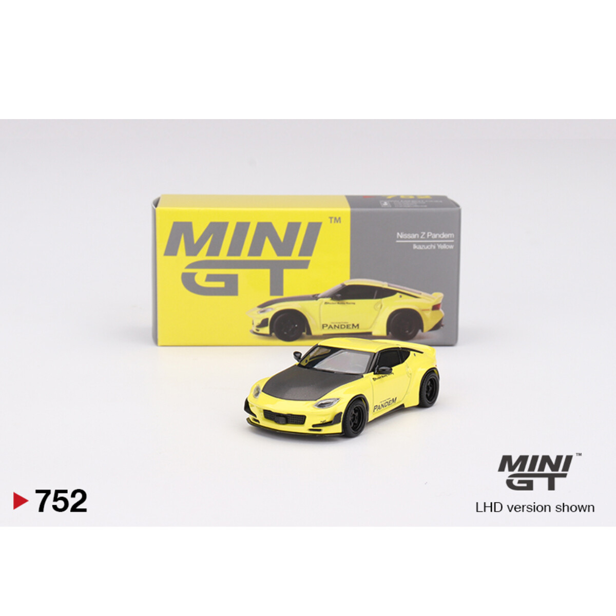 Mini GT - Mini GT 1/64 Nissan Z Pandem Ikazuchi Yellow MGT00752