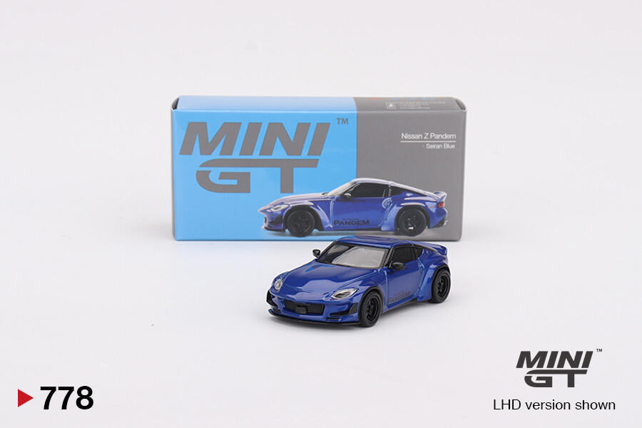 Mini GT - Mini GT 1/64 Nissan Z Pandem Seiran Blue MGT00778