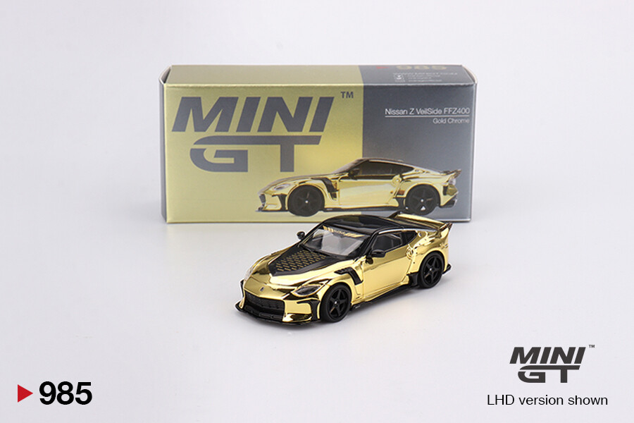 Mini GT - Mini GT 1/64 Nissan Z VeilSide FFZ400 Gold Chrome MGT00985