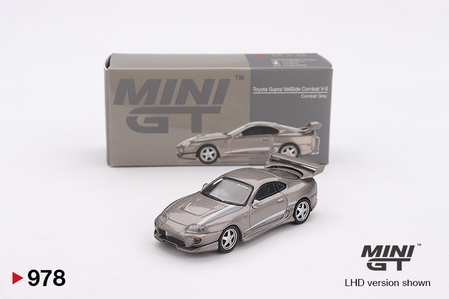 Mini GT - Mini GT 1/64 Toyota Supra VeilSide Combat V-II Combat Grey MGT00978