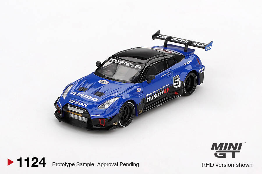 Mini GT 1/6 LB-Silhouette WORKS GT NISSAN 35GT-RR Ver.2 Blue MGT01124
