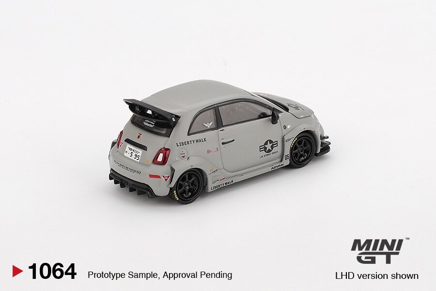 (ÖN SATIŞ) Mini GT 1/64 Abarth 595 LB-WORKS x Abas Works Fighters MGT01064 - Thumbnail