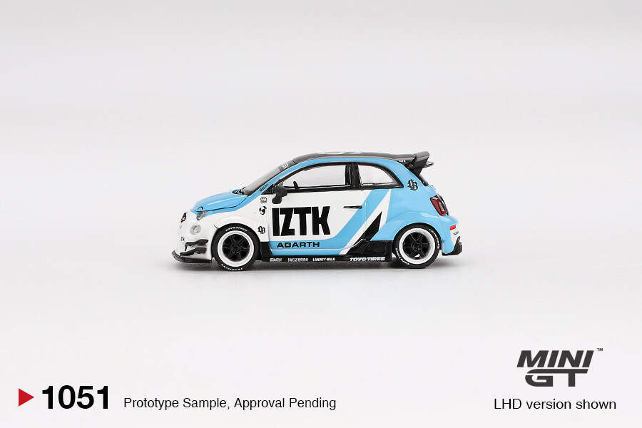 (ÖN SATIŞ) Mini GT 1/64 Abarth 595 LB-WORKS x Abas Works IZTK MGT01051 - Thumbnail