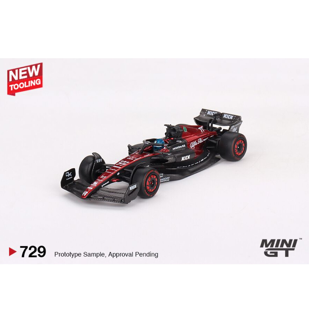 Mini GT 1/64 Alfa Romeo C43 #77 Valtteri Bottas 2023 F1 2023 Australian GP MGT00729 - Thumbnail