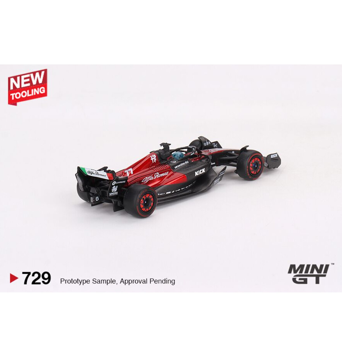 Mini GT 1/64 Alfa Romeo C43 #77 Valtteri Bottas 2023 F1 2023 Australian GP MGT00729 - Thumbnail
