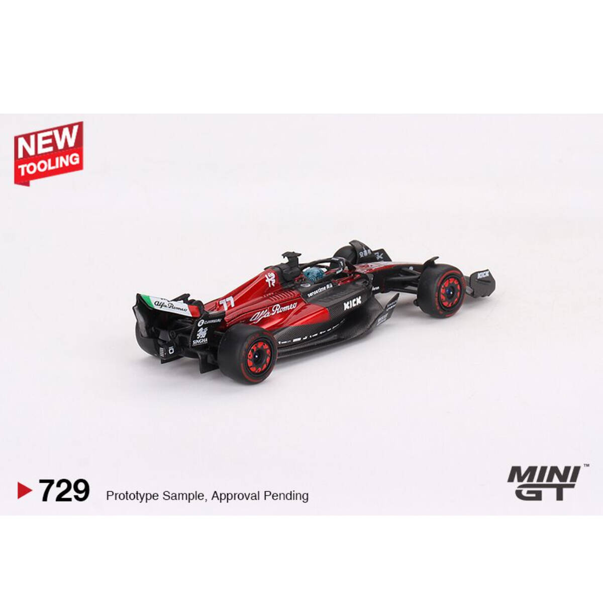 Mini GT 1/64 Alfa Romeo C43 #77 Valtteri Bottas 2023 F1 2023 Australian GP MGT00729