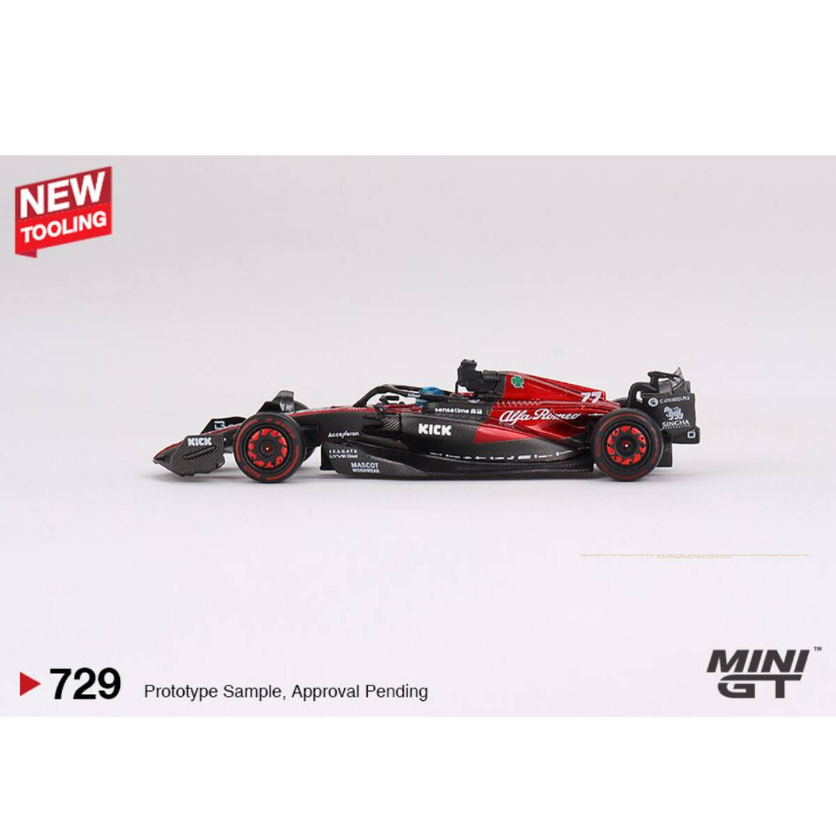 Mini GT 1/64 Alfa Romeo C43 #77 Valtteri Bottas 2023 F1 2023 Australian GP MGT00729