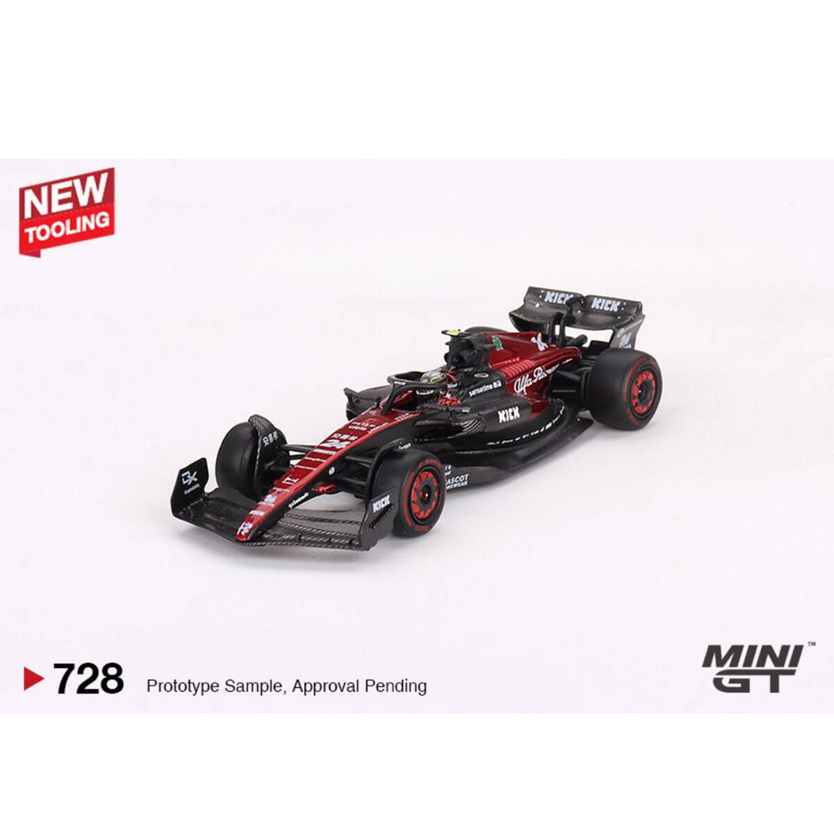 Mini GT 1/64 Alfa Romeo C43 Zhou Guanyu 2023 F1 Australian GP MGT00728