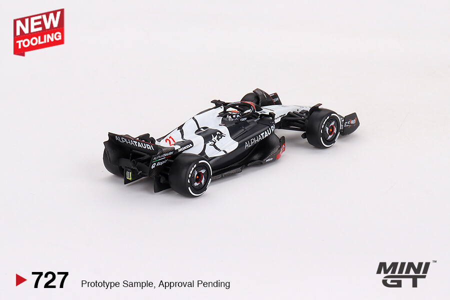 (ÖN SATIŞ) Mini GT 1/64 AlphaTauri AT04 Nyck de Vries 2023 F1 2023 Australian GP MGT00727 - Thumbnail