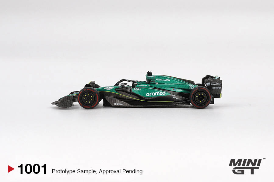 Mini GT 1/64 Aston Martin AMR24 Lance Stroll 2024 F1 2024 Bahrain GP MGT01001