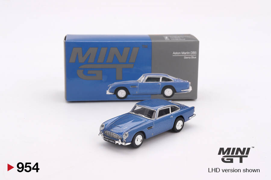 (ÖN SATIŞ) Mini GT 1/64 Aston Martin DB5 Sierra Blue MGT00954 (ÖN SATIŞ) Mini GT 1/64 Aston Martin DB5 Sierra Blue MGT00954