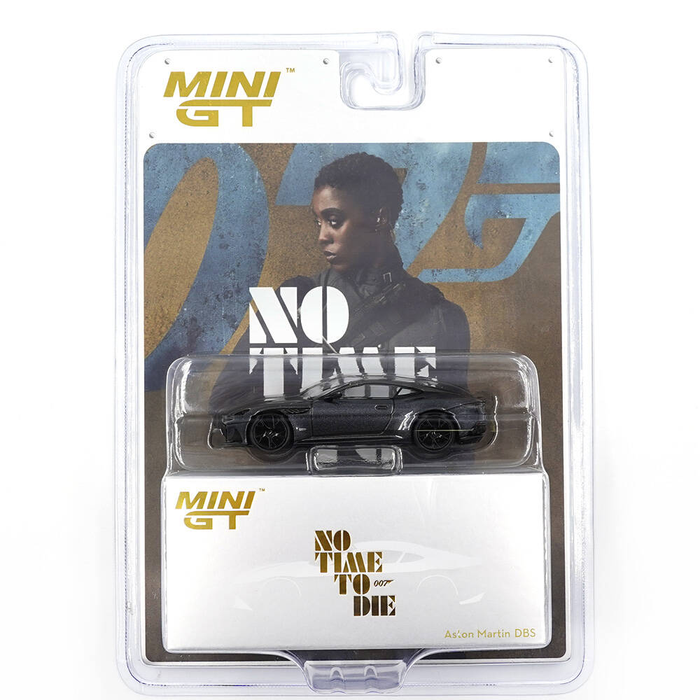 (ÖN SATIŞ) Mini GT 1/64 Aston Martin DBS “No Time To Die” - Blister Paket MGT00904-007E