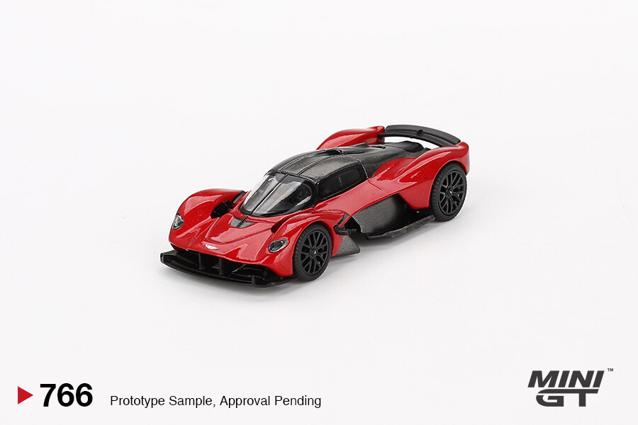 Mini GT 1/64 Aston Martin Valkyrie Hyper Red MGT00766 - Thumbnail