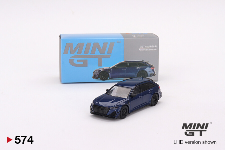 Mini GT 1/64 Audi ABT RS6-R Navarra Blue Metallic MGT00574 - Thumbnail
