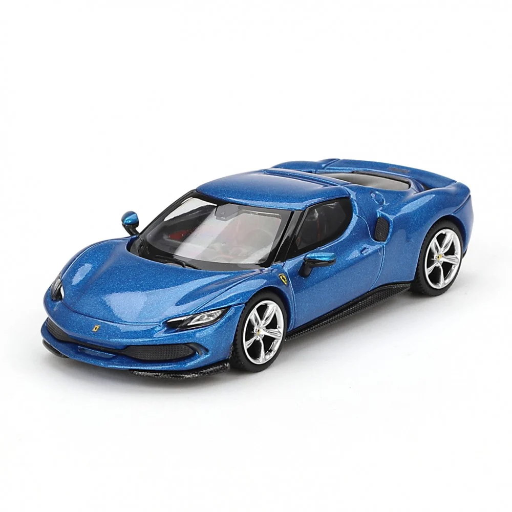 (ÖN SATIŞ) Mini GT 1/64 BBR Ferrari 296 GTB Blu Corsa BBRFER64004