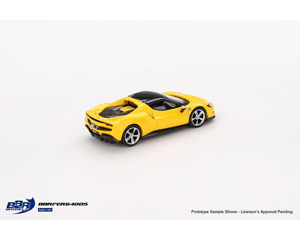 Mini GT 1/64 BBR Ferrari 296 GTB Giallo Modena BBRFER64005 - Thumbnail