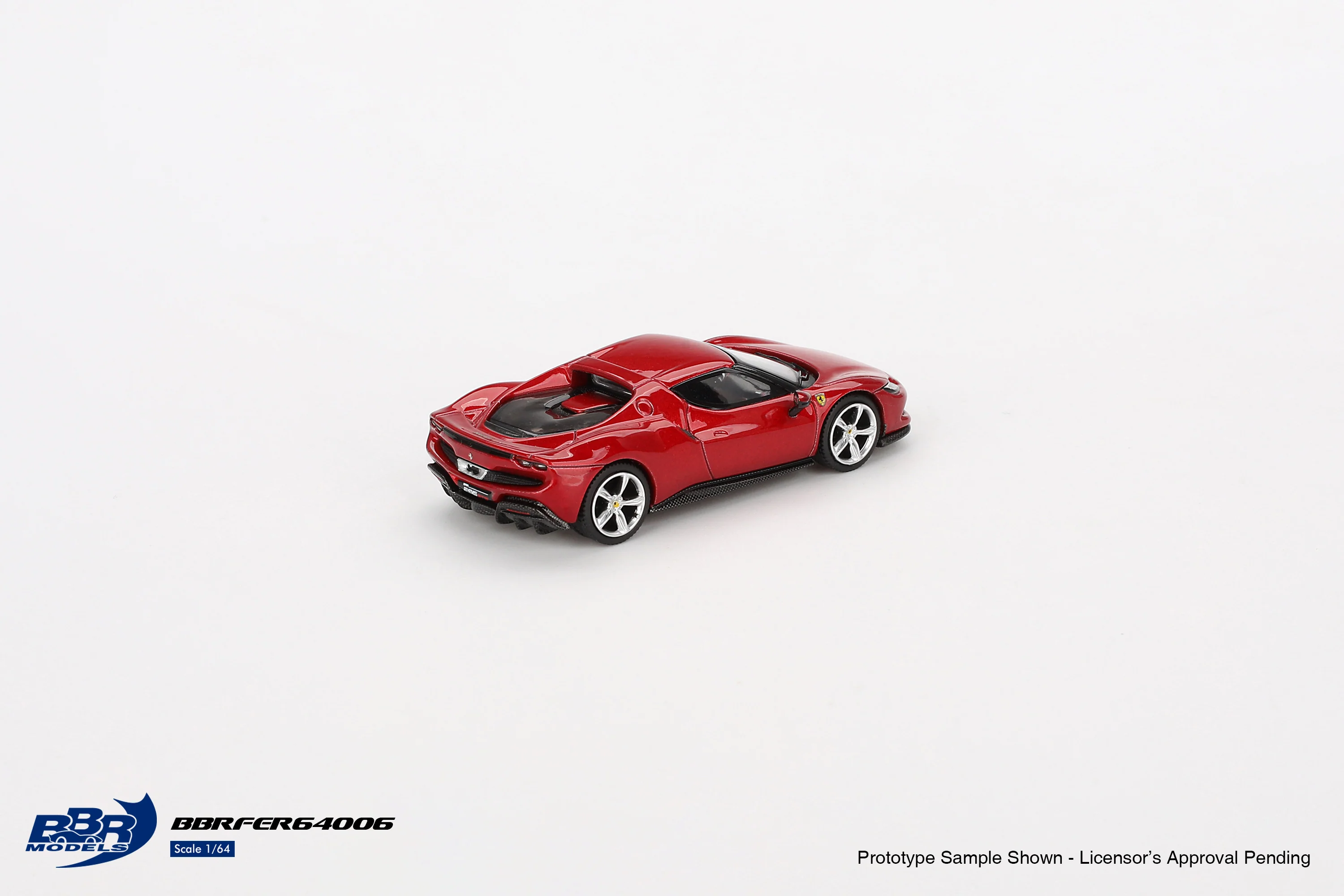 (ÖN SATIŞ) Mini GT 1/64 BBR Ferrari 296 GTB Rosso Imola BBRFER64006