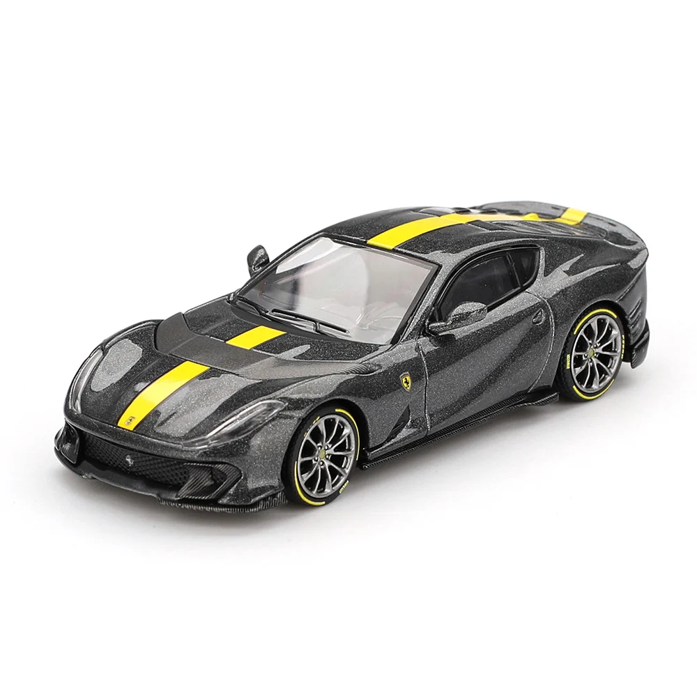 (ÖN SATIŞ) Mini GT 1/64 BBR Ferrari 812 Competizione Grigio Competizione BBRFER64009