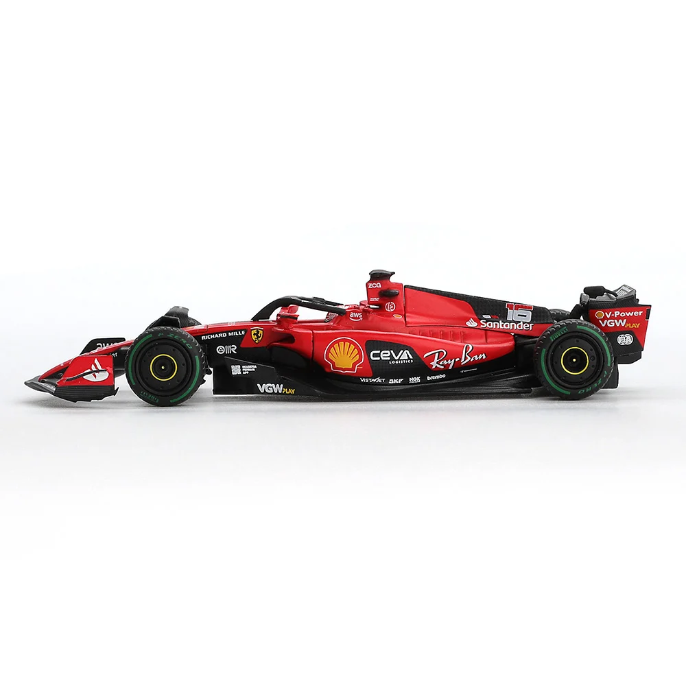 (ÖN SATIŞ) Mini GT 1/64 BBR Ferrari SF23 C. Leclerc 2023 Monaco GP BBRFER64022 - Thumbnail