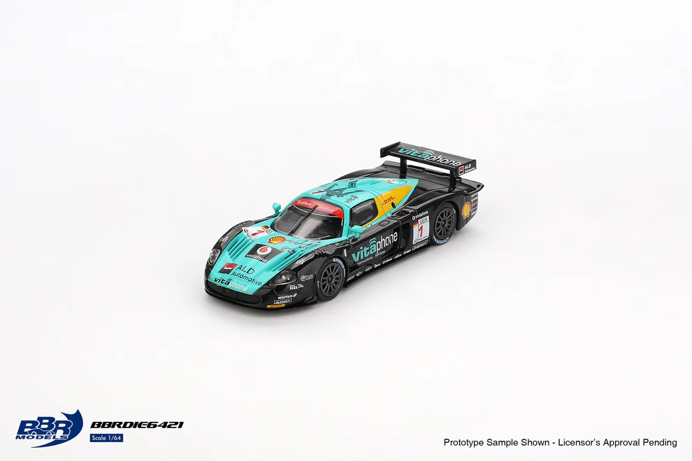 Mini GT 1/64 BBR Maserati MC12 Competizione #1 Vitaphone Racing Team 2008 Spa 24 Hrs. Winner BBRDIE6421 - Thumbnail