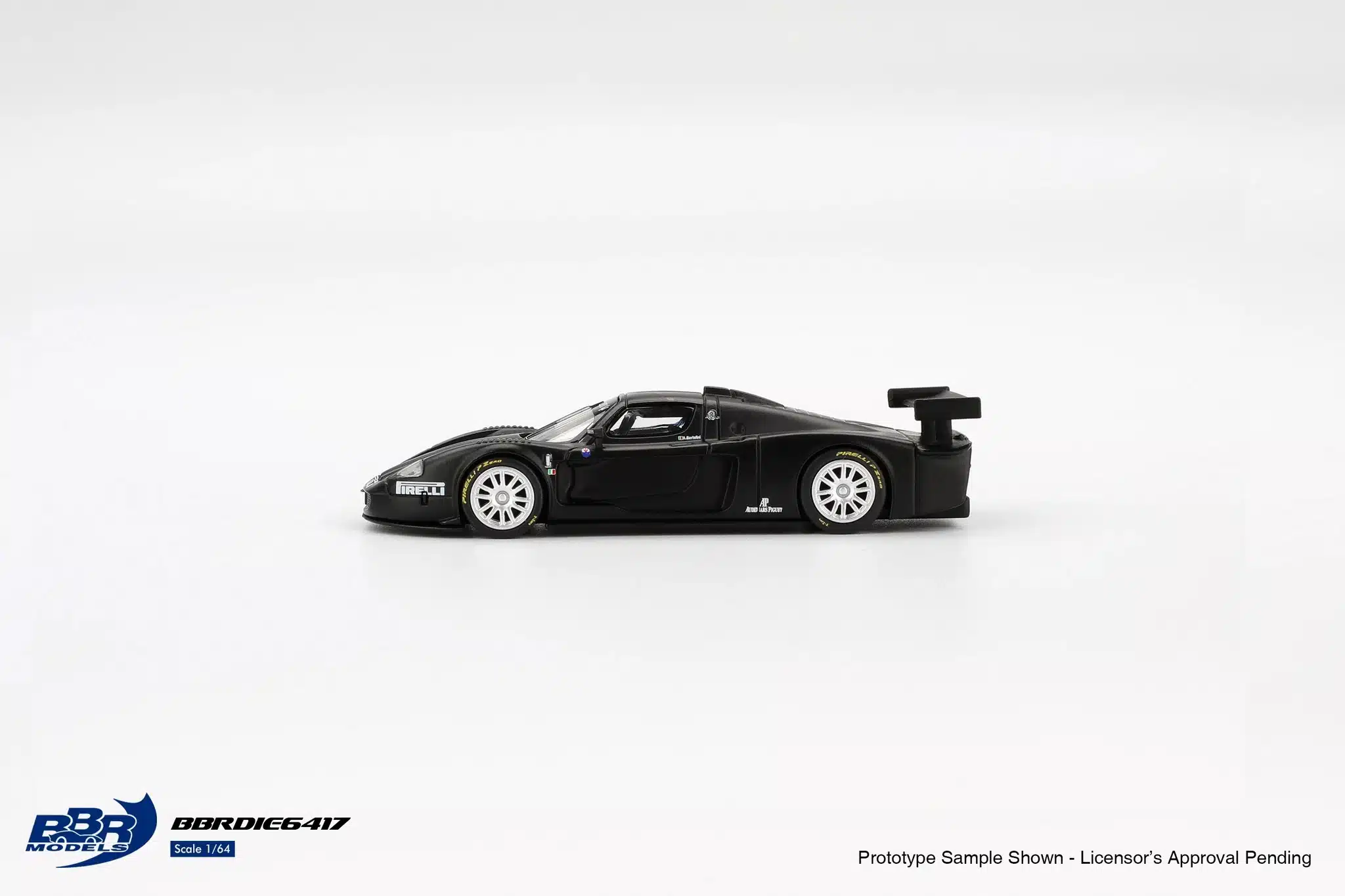 (ÖN SATIŞ) Mini GT 1/64 BBR Maserati MC12 Competizione Test Fiorano 2004 BBRDIE6417 - Thumbnail