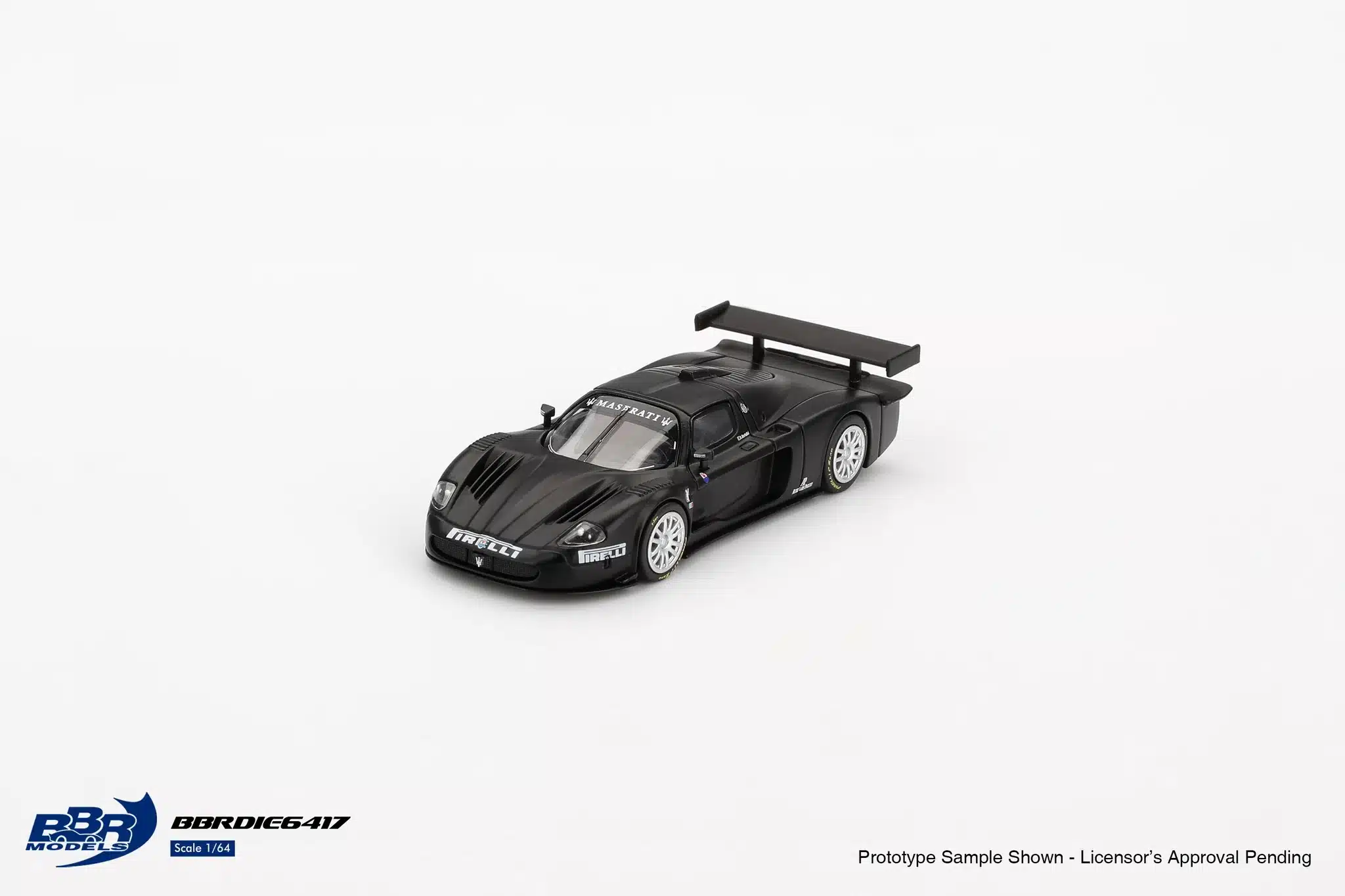 (ÖN SATIŞ) Mini GT 1/64 BBR Maserati MC12 Competizione Test Fiorano 2004 BBRDIE6417 - Thumbnail