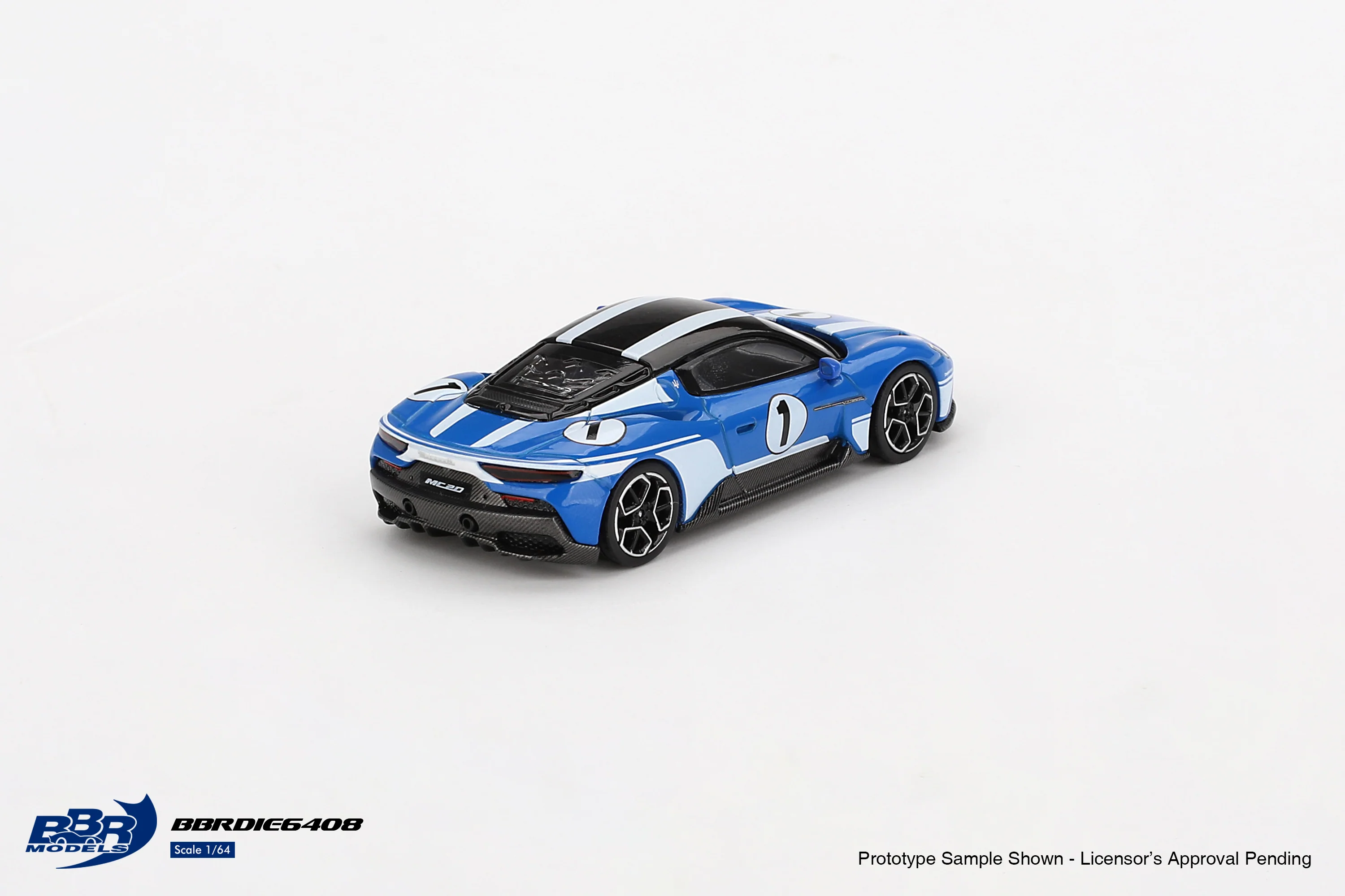 Mini GT 1/64 BBR Maseratti MC20 1 Maserati Performance Experience BBRDIE6408