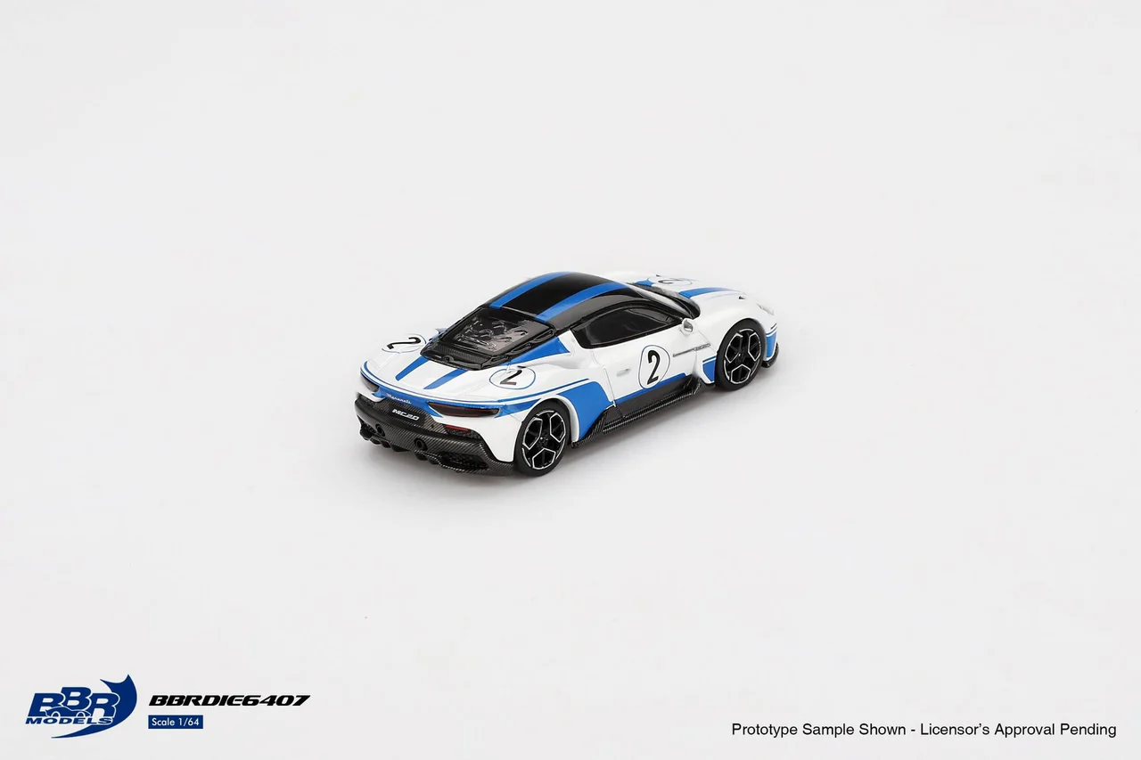 Mini GT 1/64 BBR Maserati MC20 #2 Maserati Performance Experience BBRDIE6407 - Thumbnail
