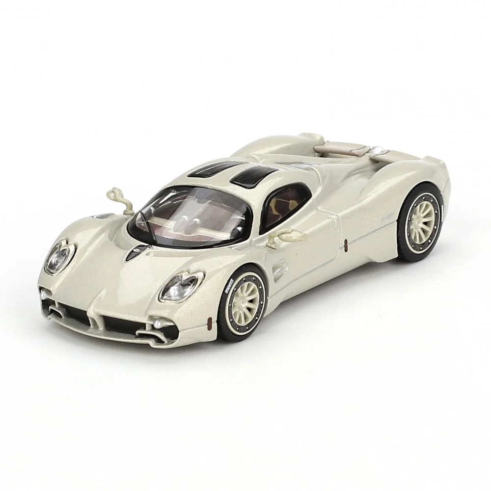 (ÖN SATIŞ) Mini GT 1/64 BBR Pagani Utopia Presentation Grigio Rinascimento BBRDIE6430 - Thumbnail