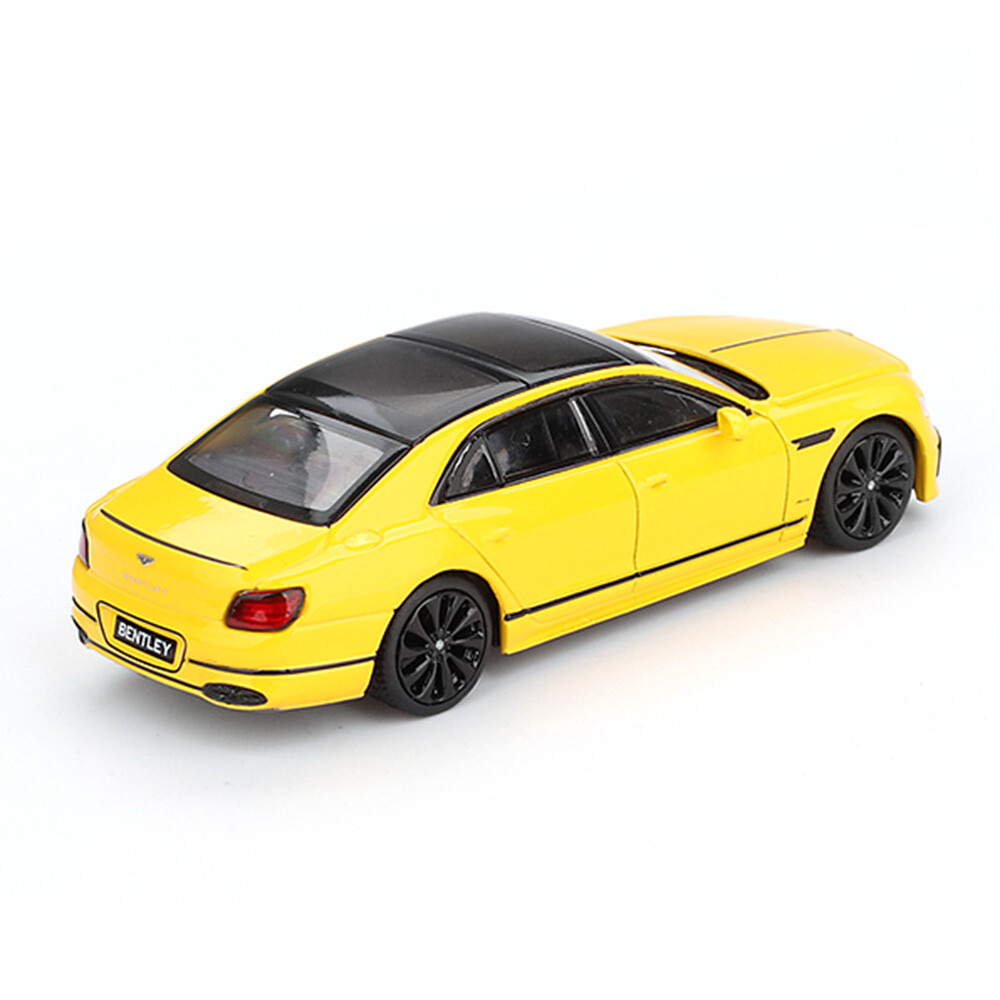 (ÖN SATIŞ) Mini GT 1/64 Bentley Flying Spur Monaco Yellow - Blister Paket MGT00955-BL - Thumbnail