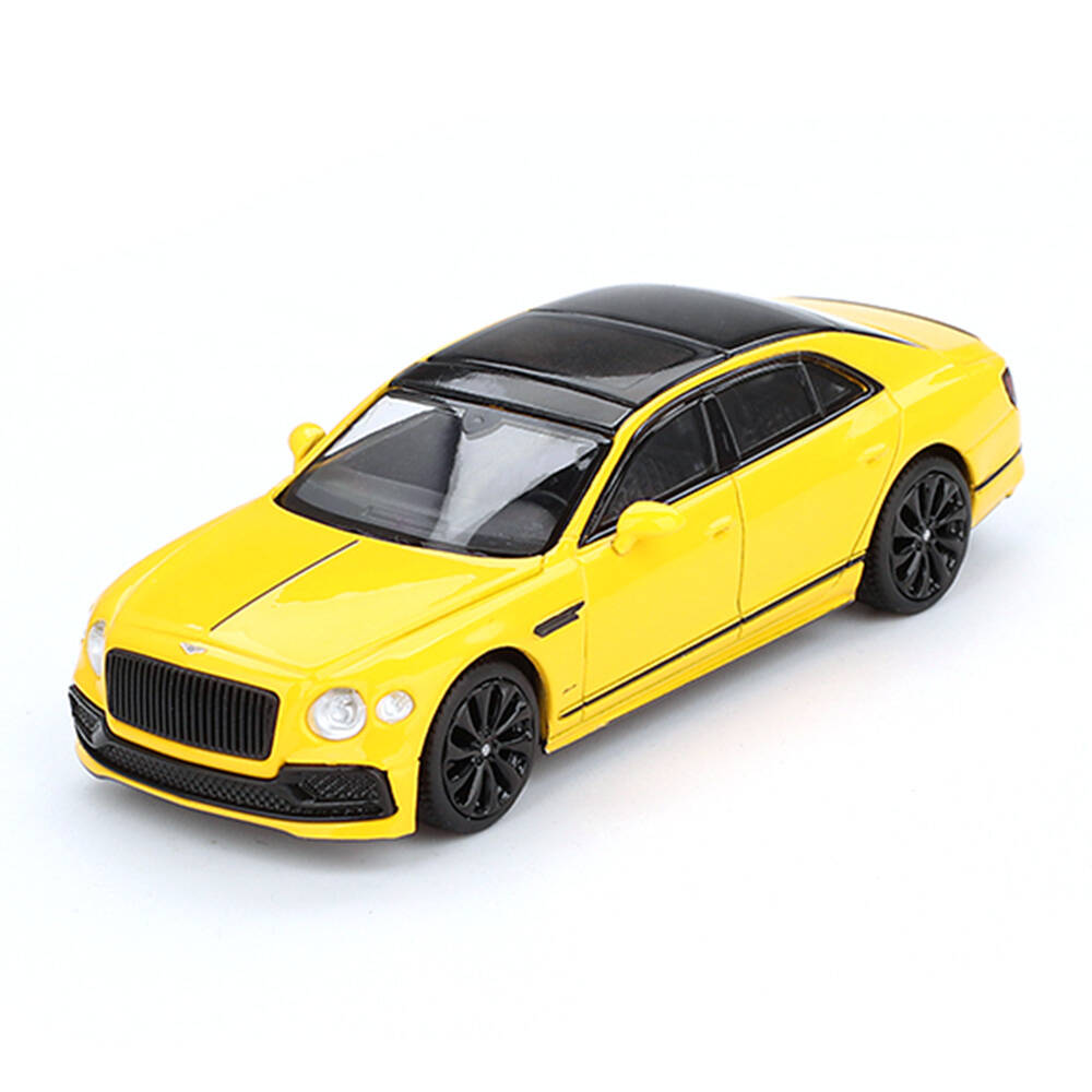 (ÖN SATIŞ) Mini GT 1/64 Bentley Flying Spur Monaco Yellow - Blister Paket MGT00955-BL