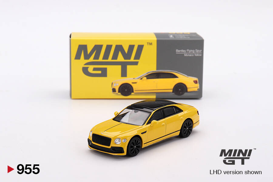 (ÖN SATIŞ) Mini GT 1/64 Bentley Flying Spur Monaco Yellow MGT00955