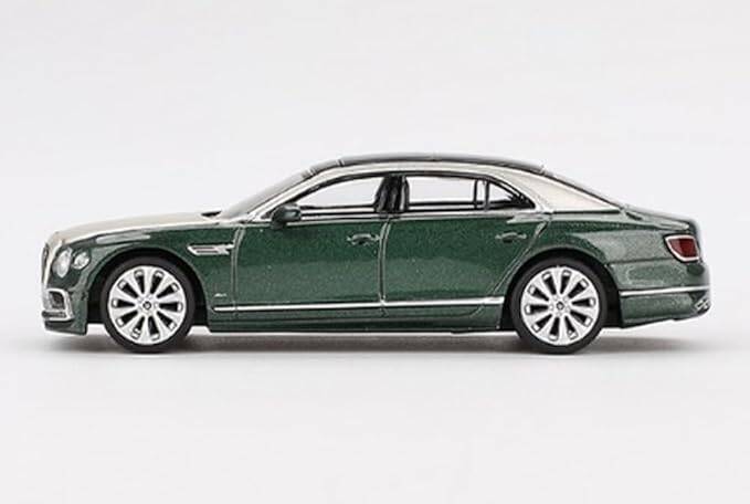 (ÖN SATIŞ) Mini GT 1/64 Bentley Flying Spur White Sand Verdant - Blister Paket MGT00867-BL