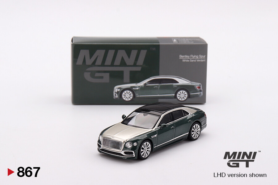 (ÖN SATIŞ) Mini GT 1/64 Bentley Flying Spur White Sand Verdant MGT00867 - Thumbnail
