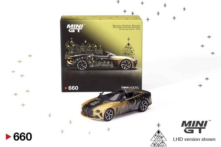 Mini GT 1/64 Bentley Mulliner Bacalar 2023 Christmas Limited Edition 9999 pieces MGT00660