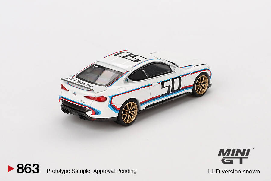 (ÖN SATIŞ) Mini GT 1/64 BMW 3.0 CSL White MGT00863