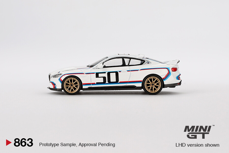 (ÖN SATIŞ) Mini GT 1/64 BMW 3.0 CSL White MGT00863 - Thumbnail