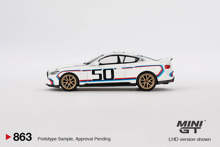 (ÖN SATIŞ) Mini GT 1/64 BMW 3.0 CSL White MGT00863